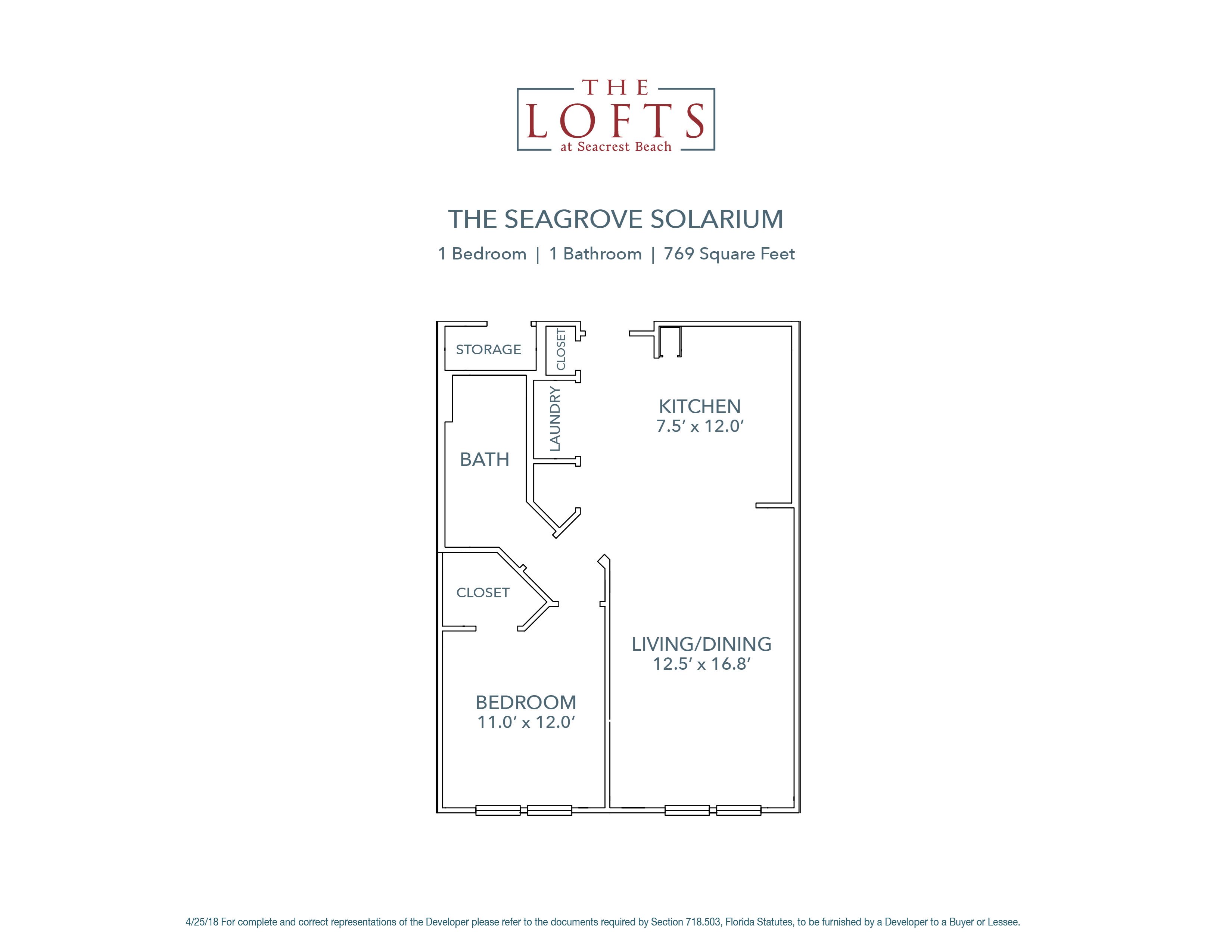 The Seagrove Solarium Floor Plan 3